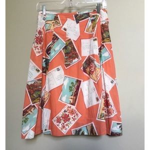 Vintage Iconic Eddie Bauer Postcard Skirt